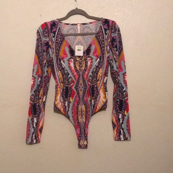 Free People Pick a Place Bodysuit - Picture 3 of 5